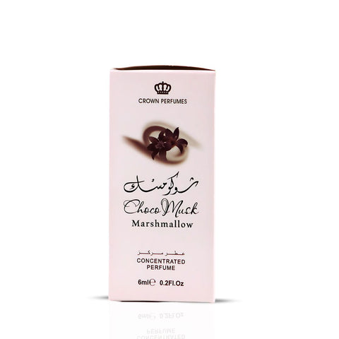 Choco Musk Marshmallow Perfume Oil CPO 6ML (0.2 OZ) by Al Rehab | Strawberry Stuffed Marshmallows, Dusted with Cocoa Kisses (Pack of 3) - Intense Oud