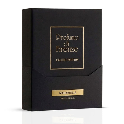 Profumo di Firenze Maraviglia Eau de Parfum spray 100ml with elegant bottle and floral design.