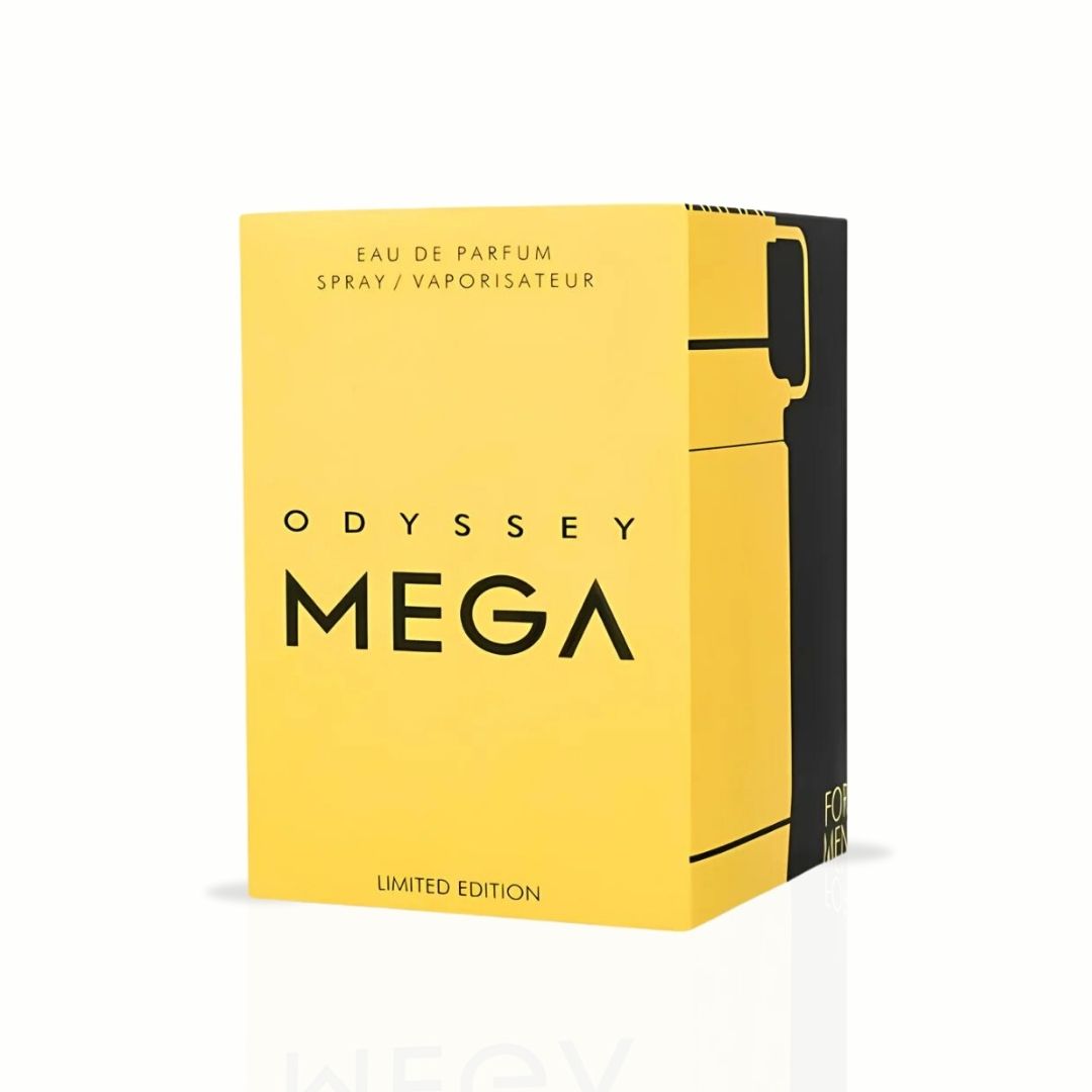 Odyssey Mega Man Limited Edition EDP Spray 60ML (2.02 OZ) By Armaf | Long Lasting, Exotic, Signature Masculine Scent. - Intense Oud