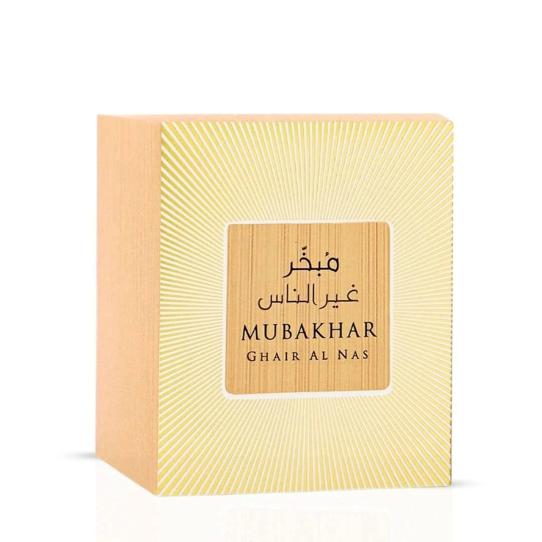Rasasi Mubakhar Ghair Al Nas Oudh Moattar 50g, traditional aromatic Bakhoor with fragrant oud for burning or scenting.
