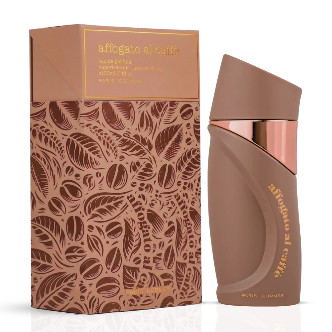 Bundle of Intense Oud Affogato al Caffè and Choco Musk Eau de Parfum sprays, 100ml bottles, featuring luxurious fragrance packaging.