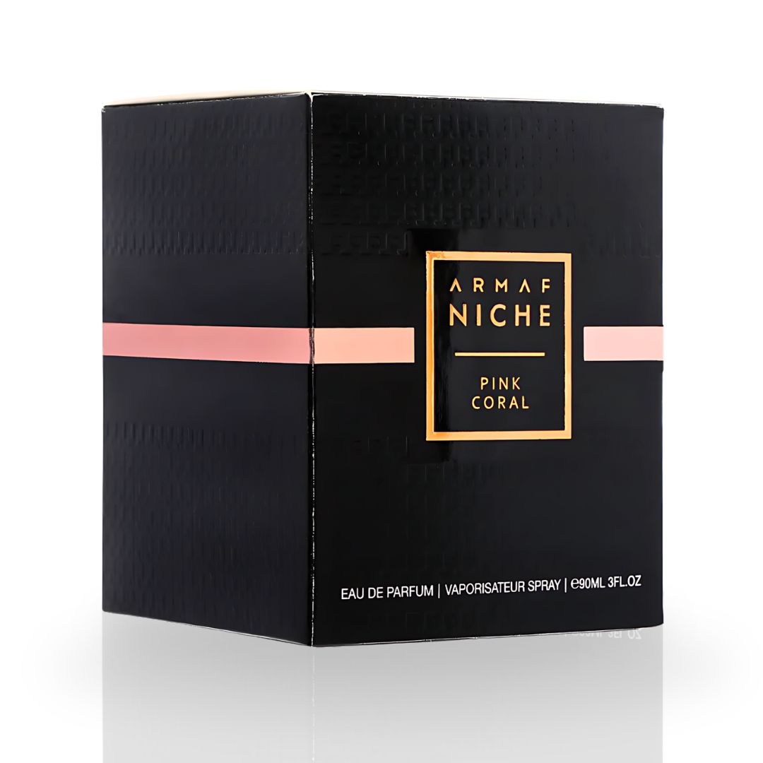 Niche Pink Coral EDP Spray 90ML (3 OZ) By Armaf | Immerse Yourself In The Elegance Of This Floral Enchantment. - Intense Oud