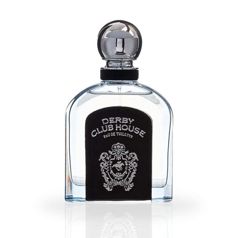 Armaf Derby Club House Man EDT spray 100ml bottle, showcasing the luxurious fragrance packaging with a sleek design.