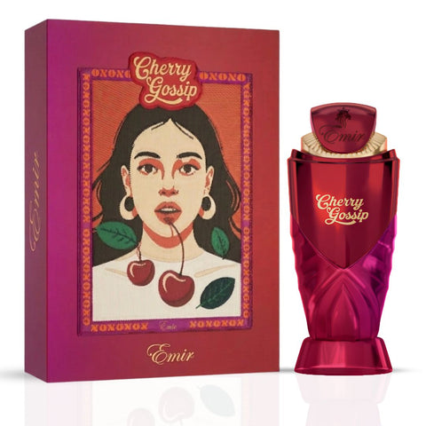 Paris Corner Cherry Gossip & Cherry Cola Eau de Parfum bundle, featuring two 100ml spray bottles with colorful packaging.