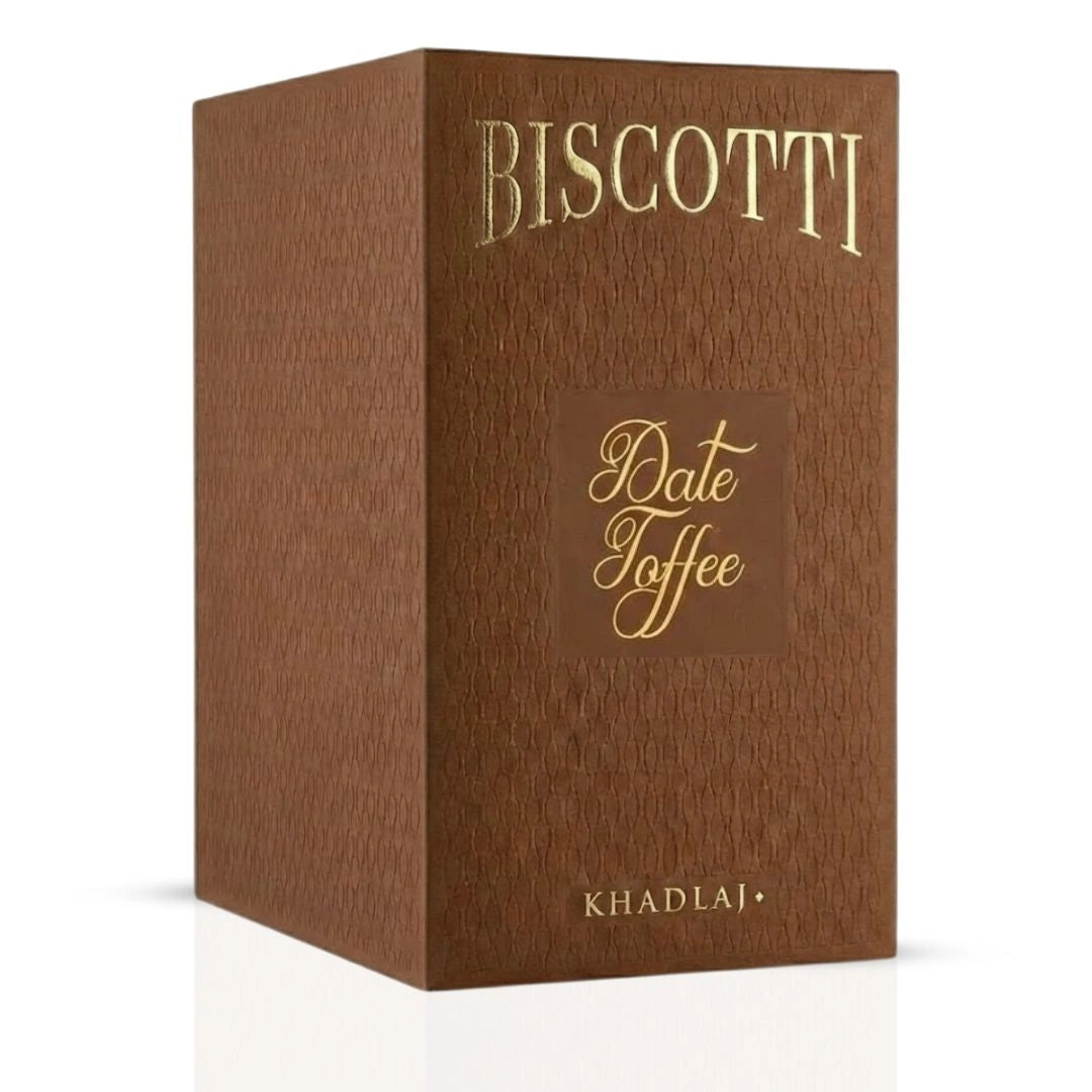 Biscotti Date Toffee Eau de Parfum Spray 100ml (3.4 oz) by Khadlaj - Intense Oud