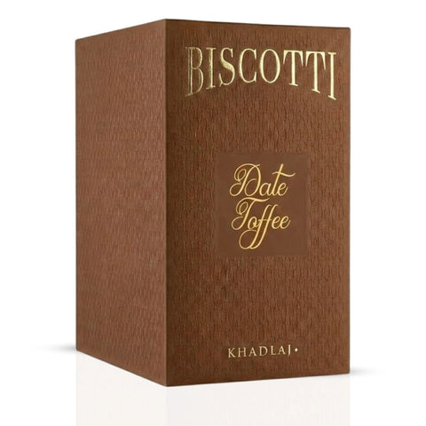 Biscotti Date Toffee Eau de Parfum Spray 100ml (3.4 oz) by Khadlaj - Intense Oud