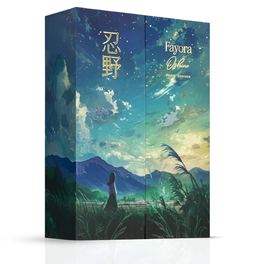 Fayora Oshino Eau de Parfum Spray by Paris Corner, 100ml bottle, elegant packaging with floral and fruity notes.