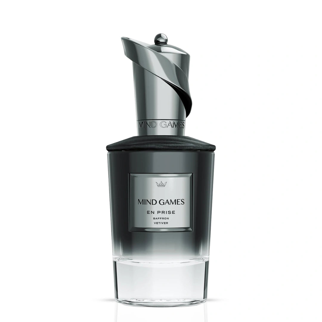 Mind Games En Prise Extrait de Parfum EDP 100ml bottle with sleek design and elegant packaging, showcasing the luxury fragrance.