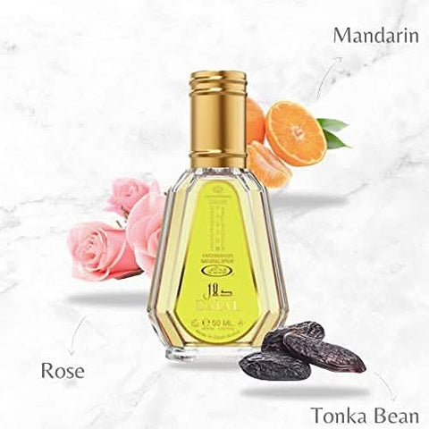 AUCTION Dalal Eau de Parfum Spray 50ml (1.7 oz) by Al Rehab (Velvet Pouch)