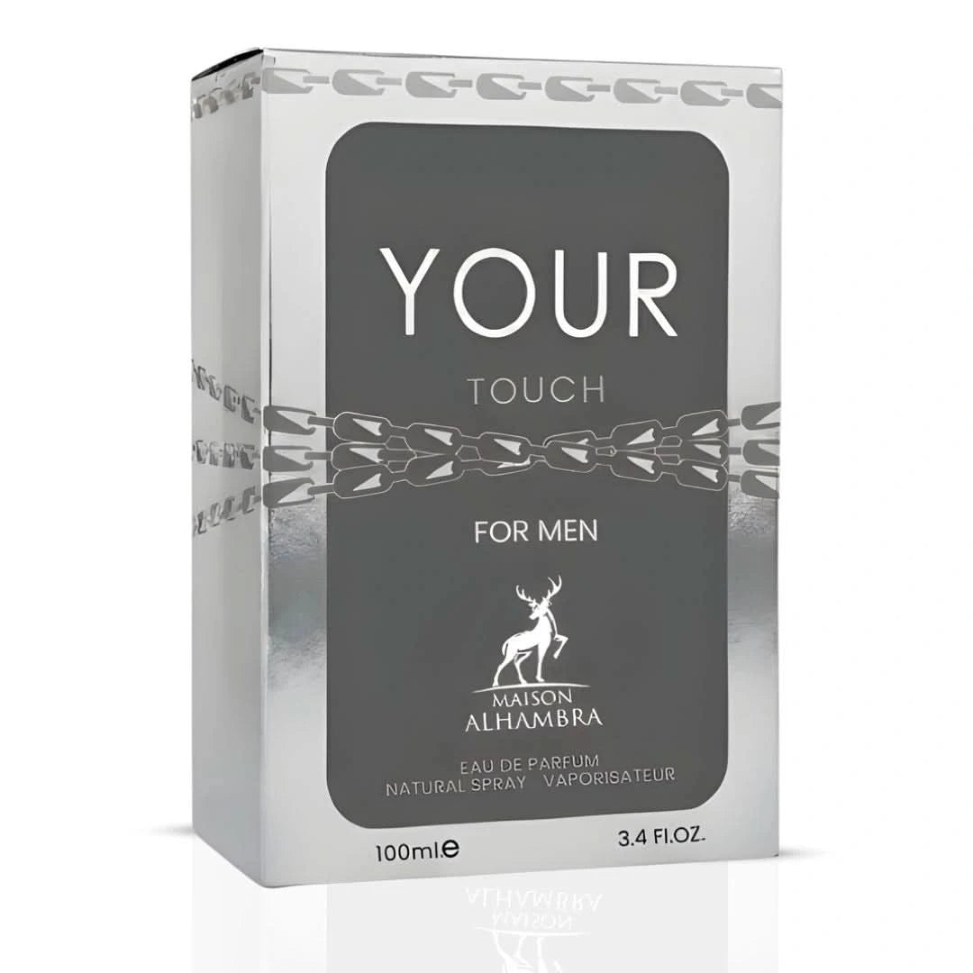 Your Touch Eau de Parfum Spray 100ml (3.4 oz) by Maison Alhambra - Intense Oud