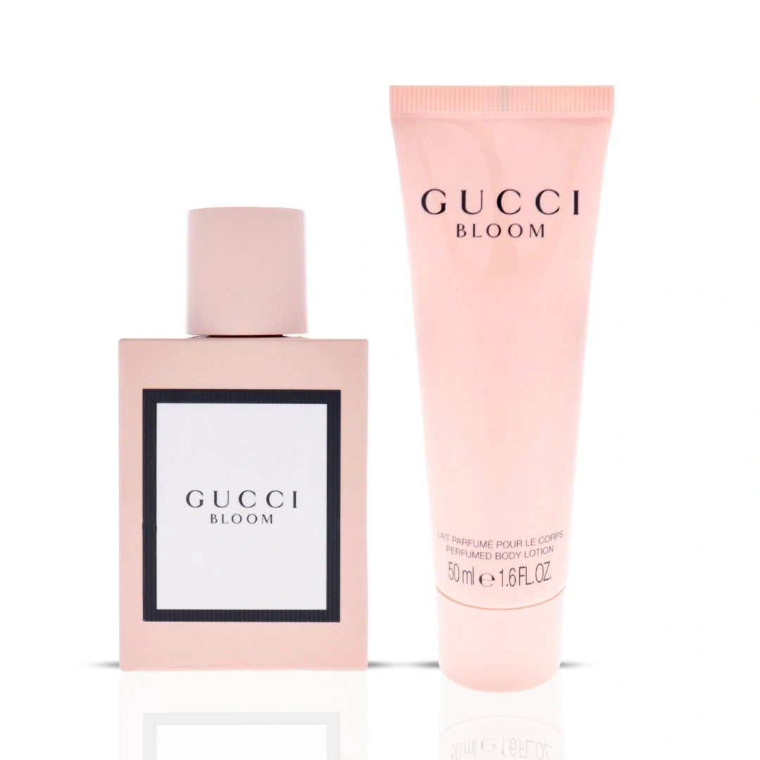 Gucci Bloom 2Pc Gift Set - 50ml (1.6 oz) Eau de Parfum Spray & Body Lotion | The Art of Blooming: Perfume & Pampering, Perfectly Paired - Intense Oud