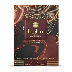 Marina Deep & Dark Eau De Parfum Spray 50ML (1.67 OZ) By Ard Al Zaafaran | An Exotic Blend Of Saffron, Jasmine & Musk, Creating A Rich, Captivating Trail. - Intense Oud
