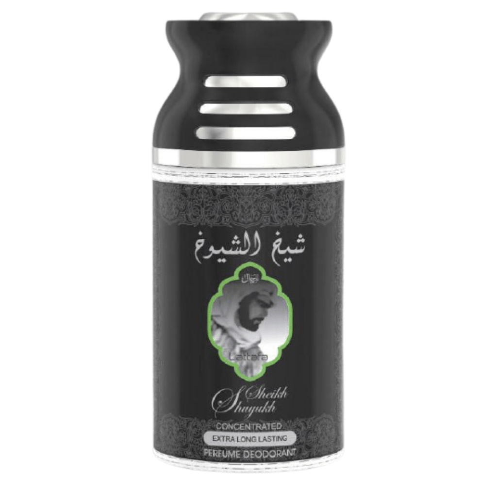Sheikh Al Shuyukh Deodorant - 250ML (8.4oz) by Lattafa - Intense oud