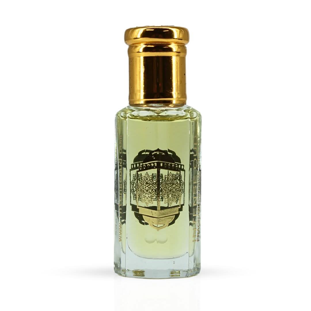 Loose Attar Al Wardat perfume oil by Intense Oud in 12ml bottle, displayed with black gift box.