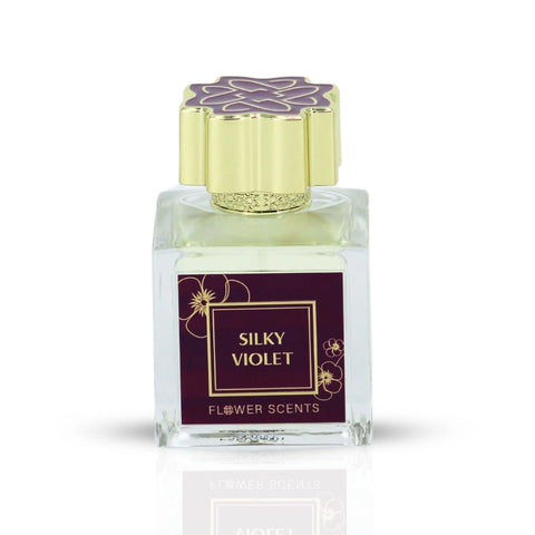 Silky Violet Eau de Parfum Spray 65ml (2.2 oz) by Flower Scents | Bright Bergamot, Soft Powdery Violet and a Sophisticated Woody Dry-Down - Intense Oud