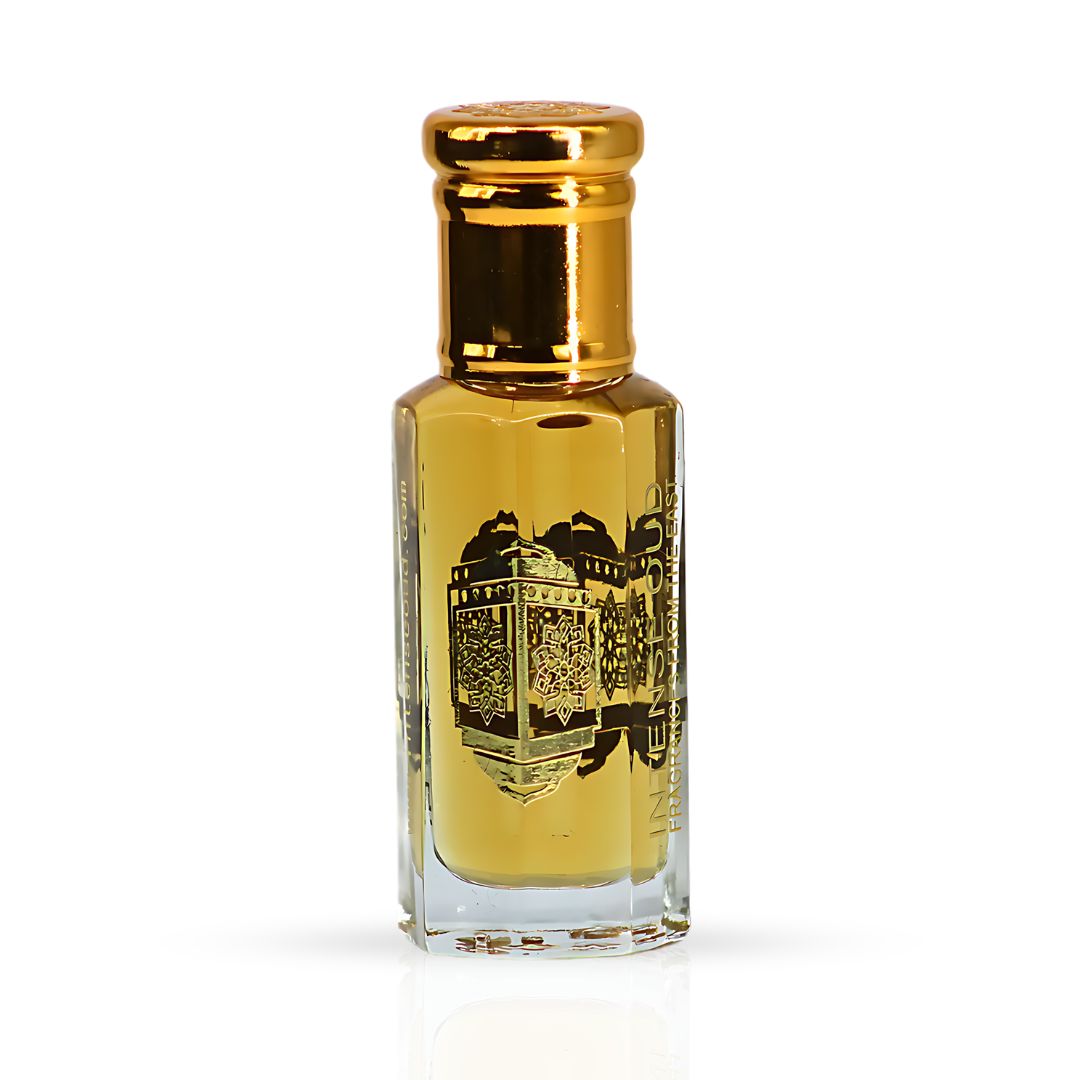 Oud Al Arab Perfume Oil 12ML (0.40 OZ) With Black Gift Box By Intense Oud | A Bold Blend Of Amber, Vetiver & Smoky Cambodian Oud. - Intense Oud