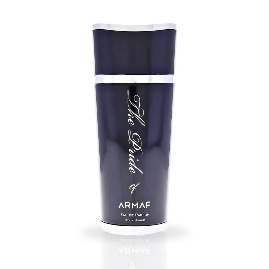 Armaf Pride of Armaf Pour Homme EDP spray 100ML bottle with sleek design, showcasing a luxurious masculine fragrance.