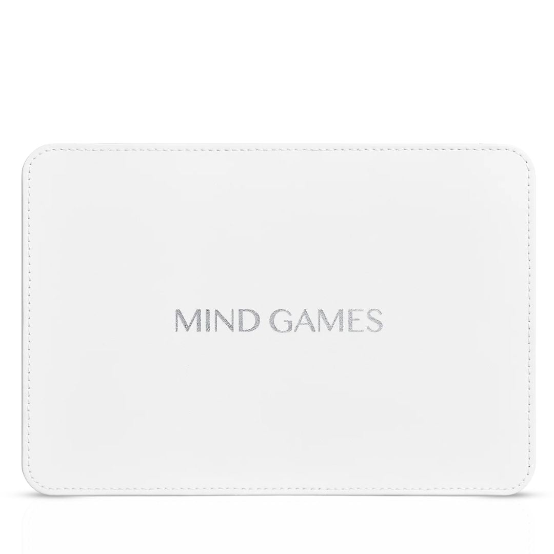 Mind Games Olfactive Fruity 7-piece discovery set with 7.5ml perfume bottles, featuring vibrant, fruity fragrances in a collection.