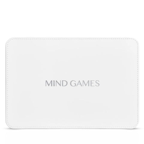 Mind Games Olfactive Fruity 7-piece discovery set with 7.5ml perfume bottles, featuring vibrant, fruity fragrances in a collection.