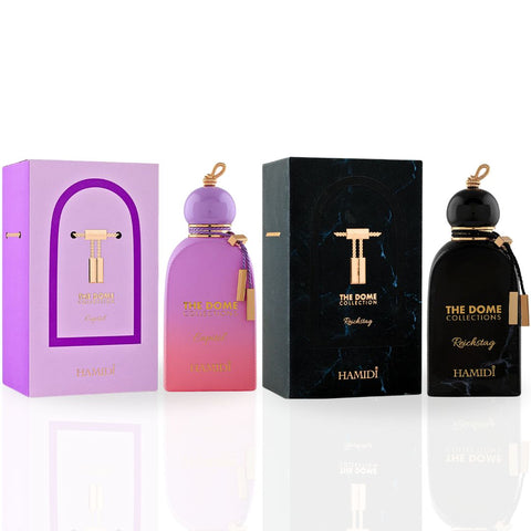 The Dome Reichstag & The Dome Capitol - EDP Sprays 100ML (3.4OZ) By Hamidi | Long Lasting & Luxurious Scents. (DELUXE BUNDLE) - Intense Oud