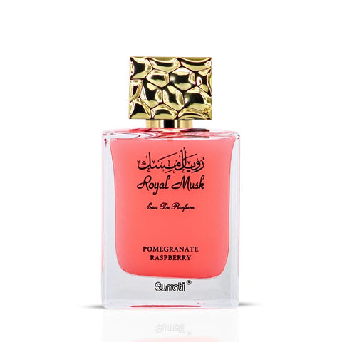 Royal Musk Pomegranate Raspberry EDP 100ML (3.4 OZ) by SURRATI, Exotic Fragrances for Men & Women. - Intense Oud