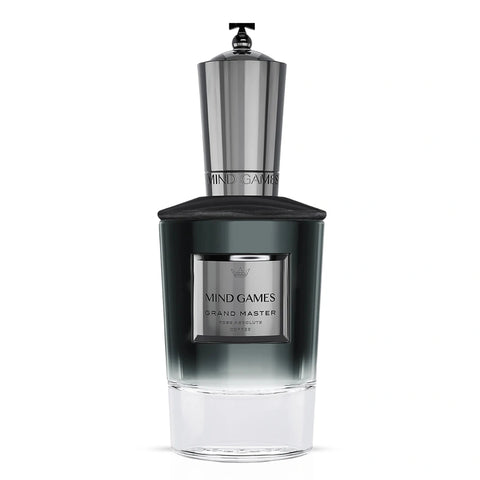 Mind Games Grand Master Extrait de Parfum 100ml EDP bottle with elegant packaging, showcasing luxurious fragrance design.