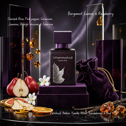 La Yuqawam Jasmine Wisp for Women Eau de Parfum 75ml by Rasasi (Velvet Pouch) (Auction)
