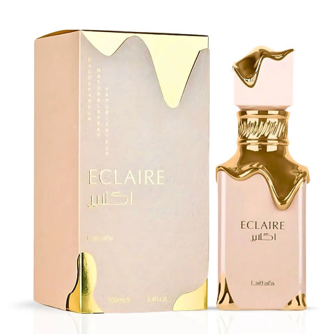 Eclaire & Eclaire Pistache Eau de Parfum Sprays 100ml by Lattafa (Bundle) - Intense Oud