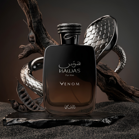 Hawas Venom Eau de Parfum Spray 100ml (3.4 oz) by Rasasi