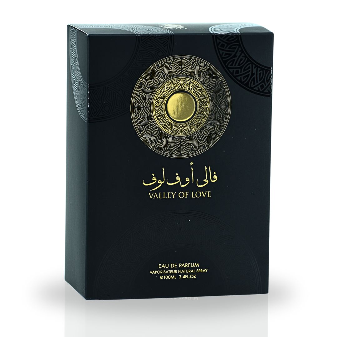 Valley Of Love EDP Spray 100ML (3.4 OZ) By RISALA | Immerse Yourself In The Elegance And Warmth Of This Fragrance. - Intense Oud