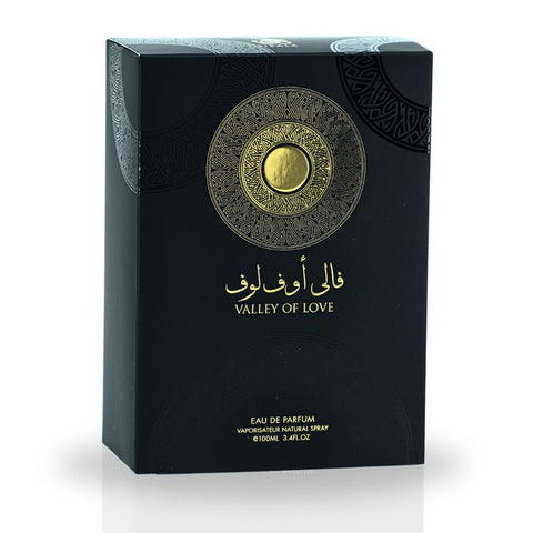 Valley Of Love EDP Spray 100ML (3.4 OZ) By RISALA | Immerse Yourself In The Elegance And Warmth Of This Fragrance. - Intense Oud