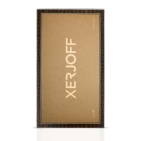 Xerjoff Alexandria II Parfum Spray 50ml bottle with elegant packaging and clear fragrance label, showcasing luxury perfume design