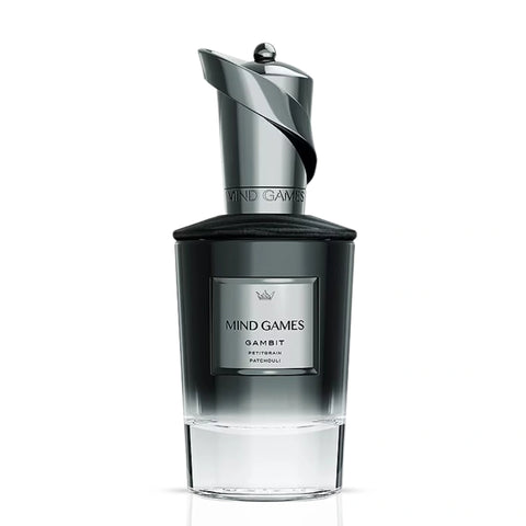 Gambit Extrait de Parfum 100ml by Mind Games, elegant EDP bottle with sleek design, showcasing the luxury fragrance.