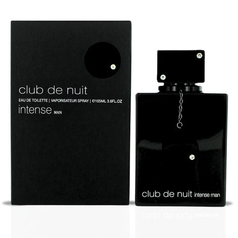 Club De Nuit Intense For Men EDT & Club De Nuit Untold EDP 105ML Sprays By Armaf | A Luxurious Bundle Of Fresh, Fruity, And Bold Woody Scents With Floral Elegance. (BUNDLE) - Intense Oud
