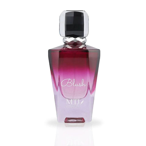 MTJ Blush Eau De Parfum spray 100ml with floral, musky, sensual scent in a sleek bottle, perfect for feminine fragrance lovers.