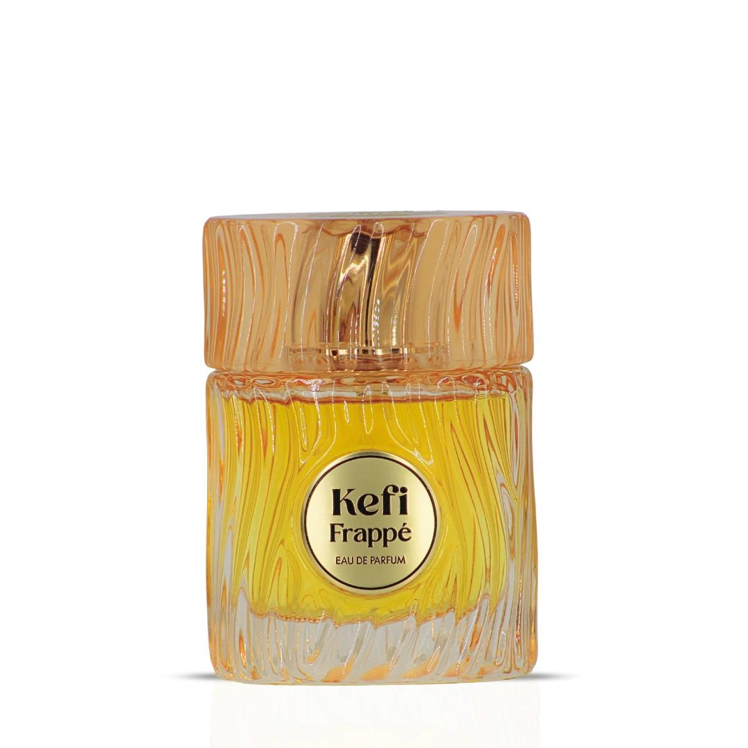 Kefi Frappe Eau de Parfum Spray 100ml (3.4 oz) by Elite Risala (Velvet Pouch) - Intense Oud