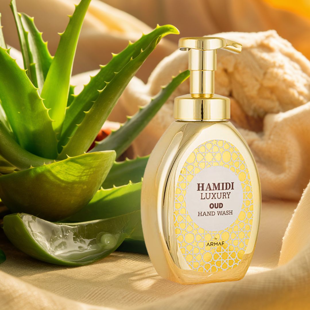 LUXURY OUD HAND WASH 350ML (11.9 OZ) By Hamidi | Enticing & Ultra Moisturizing, Rejuvenates The Skin. - Intense Oud