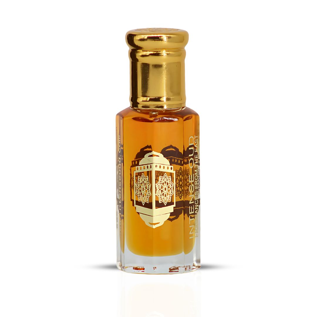 White Lotus Perfume Oil 12ML (0.40 OZ) with Black Gift Box by Intense Oud | A Fresh Floral Blend of Jasmine & Lotus, Grounded with Cedarwood. - Intense Oud