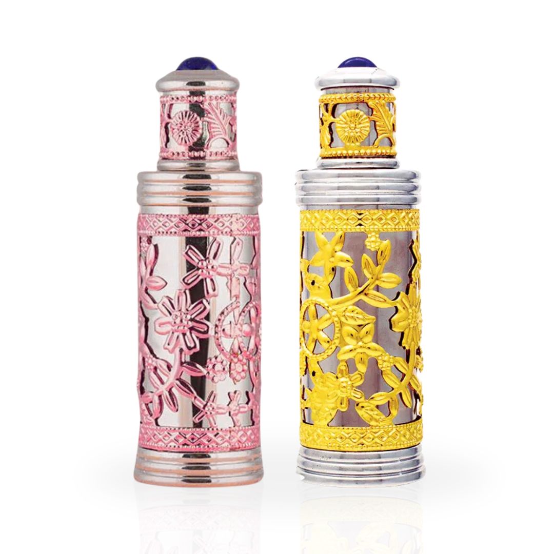 NAQUIAH & ATTAR AL MAJLIS Perfume Oils CPO 18ML (0.6 OZ) By Hamidi | Indulge in the Essence of Arabian Elegance. (BUNDLE) - Intense Oud