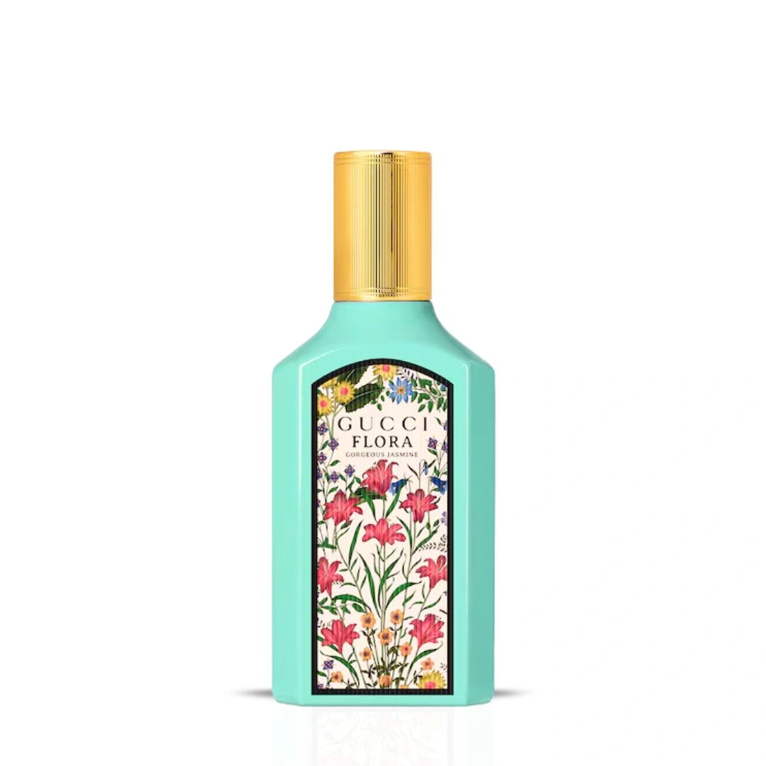 Gucci Flora Gorgeous Jasmine Eau de Parfum Spray 50ml (1.6 oz) | Where Radiant Florals Meet Bold Femininity - Intense Oud