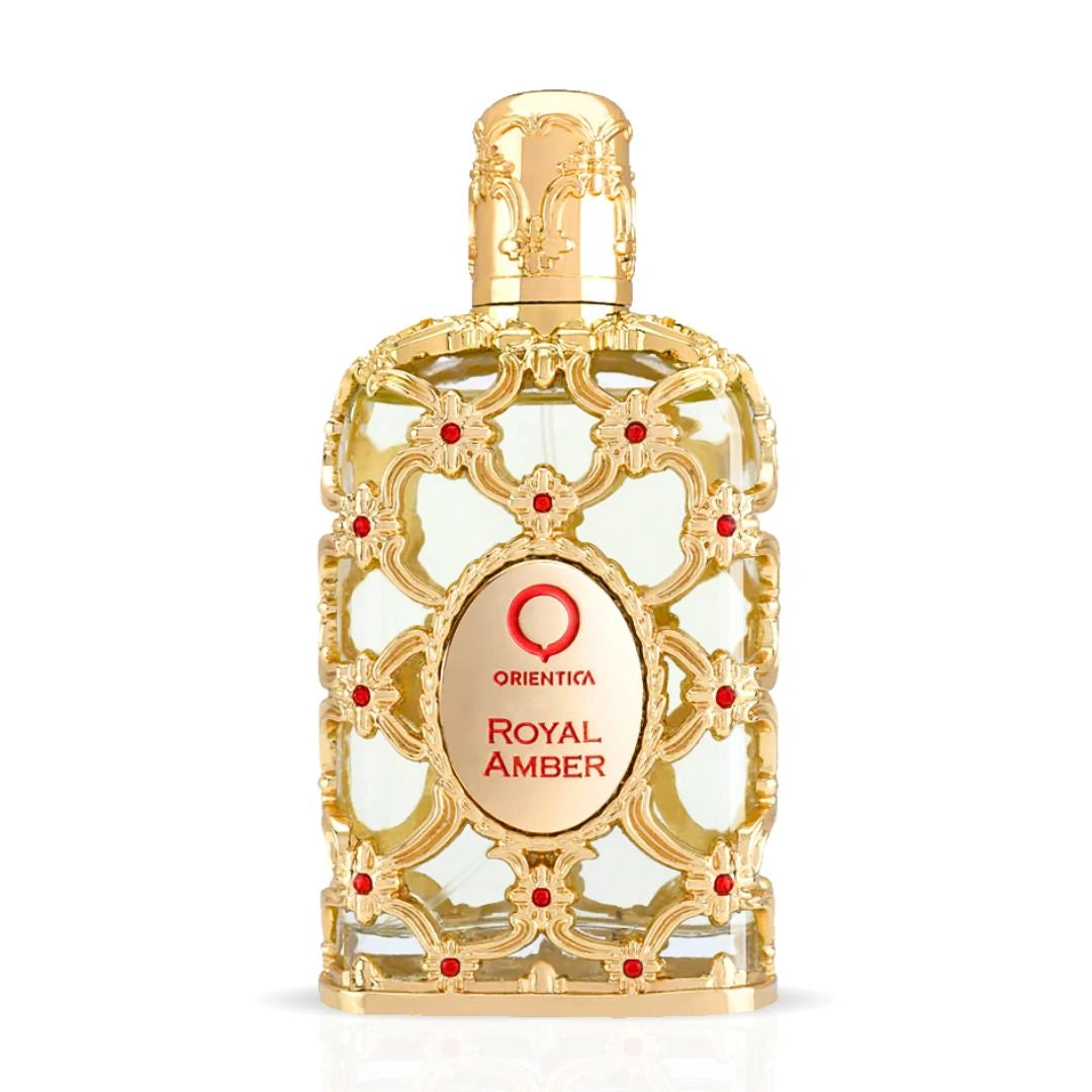 Royal Amber Eau de Parfum Spray 80ml (2.7 Oz) by Orientica | Sophisticated Warmth In Every Spray - Intense Oud