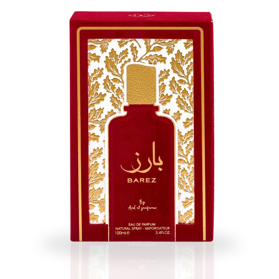 Barez EDP Spray 100ML (3.4 OZ) By Ard Al Zaafaran | Long Lasting, Luxurious, Refreshing, Citrusy Scent. - Intense Oud
