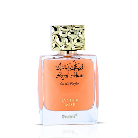 Royal Musk Lychee Rose EDP 100ML (3.4 OZ) by SURRATI, Exotic Fragrances for Men & Women. - Intense Oud