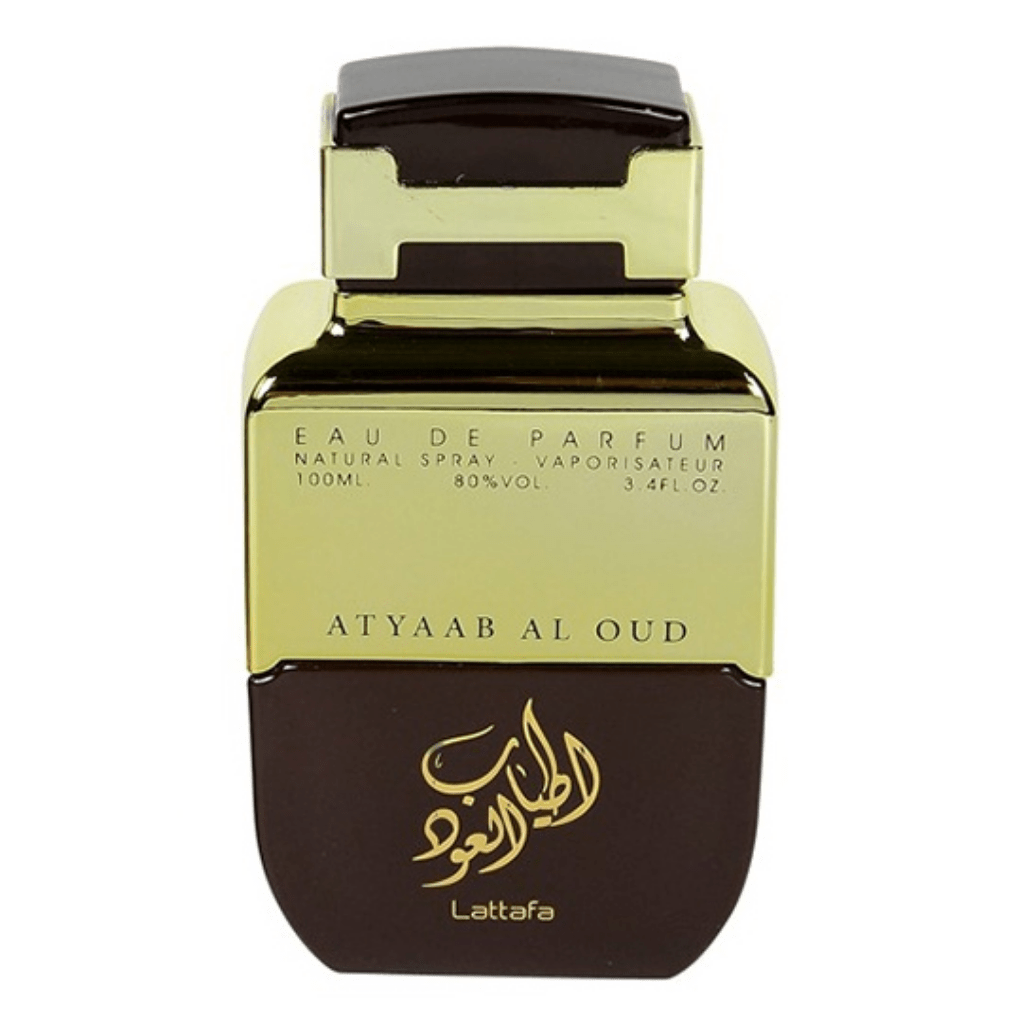 Atyaab Al Oud EDP - 100ML(3.4 oz) by Lattafa (WITH VELVET POUCH) - Intense oud