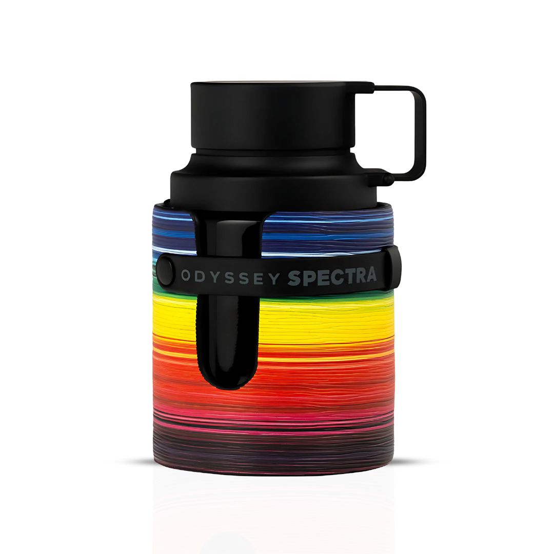 Odyssey Spectra Rainbow Edition Eau de Parfum Spray 100ML (3.4 OZ) by Armaf | Spiced Fruit, Floral Finesse & A Smoky-Sweet Embrace. - Intense Oud