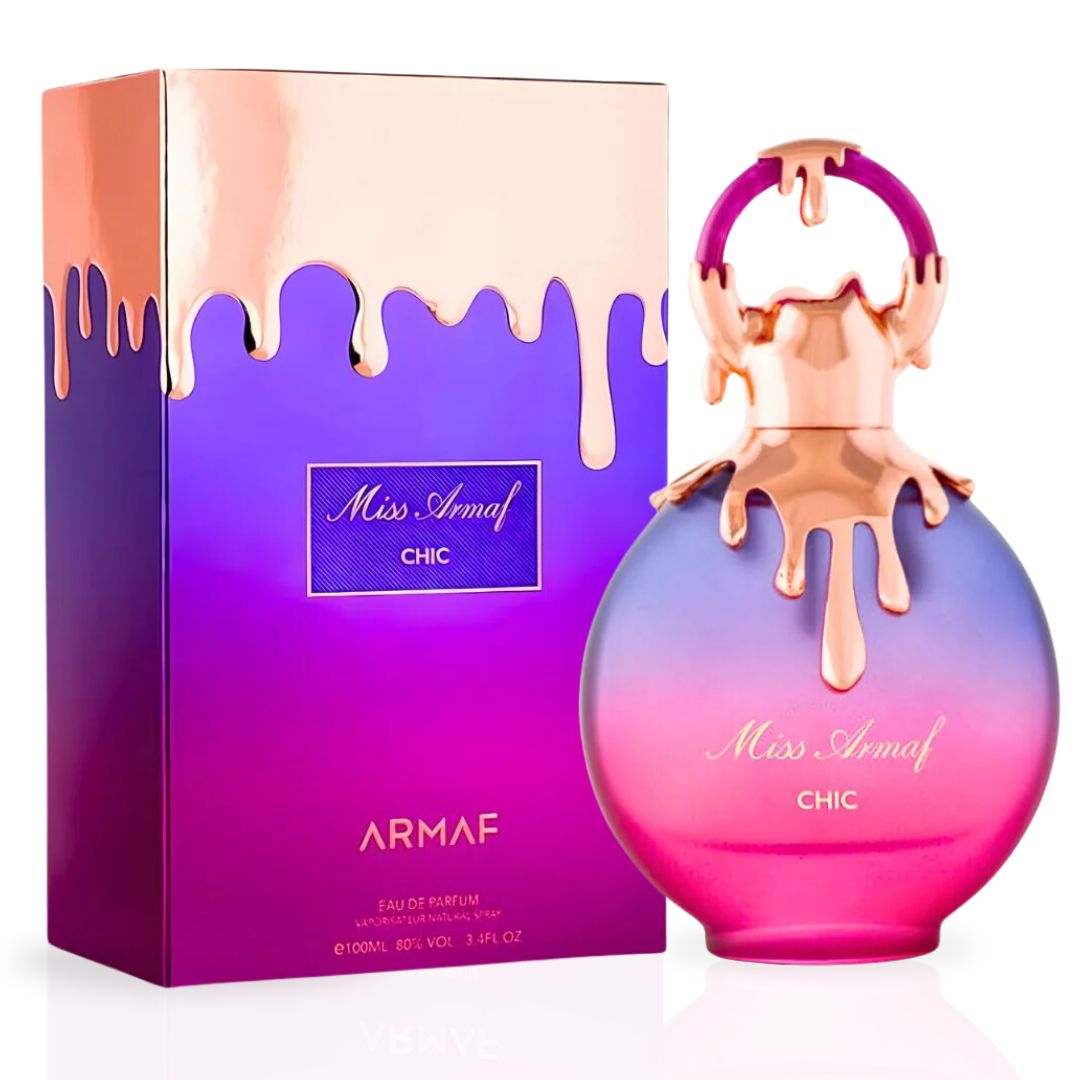 Miss Armaf Chic EDP Spray 100ML (3.4 OZ) By Armaf | Experience The Elegance & Charm Of This Refreshing Scent. (PACK OF 3) - Intense Oud