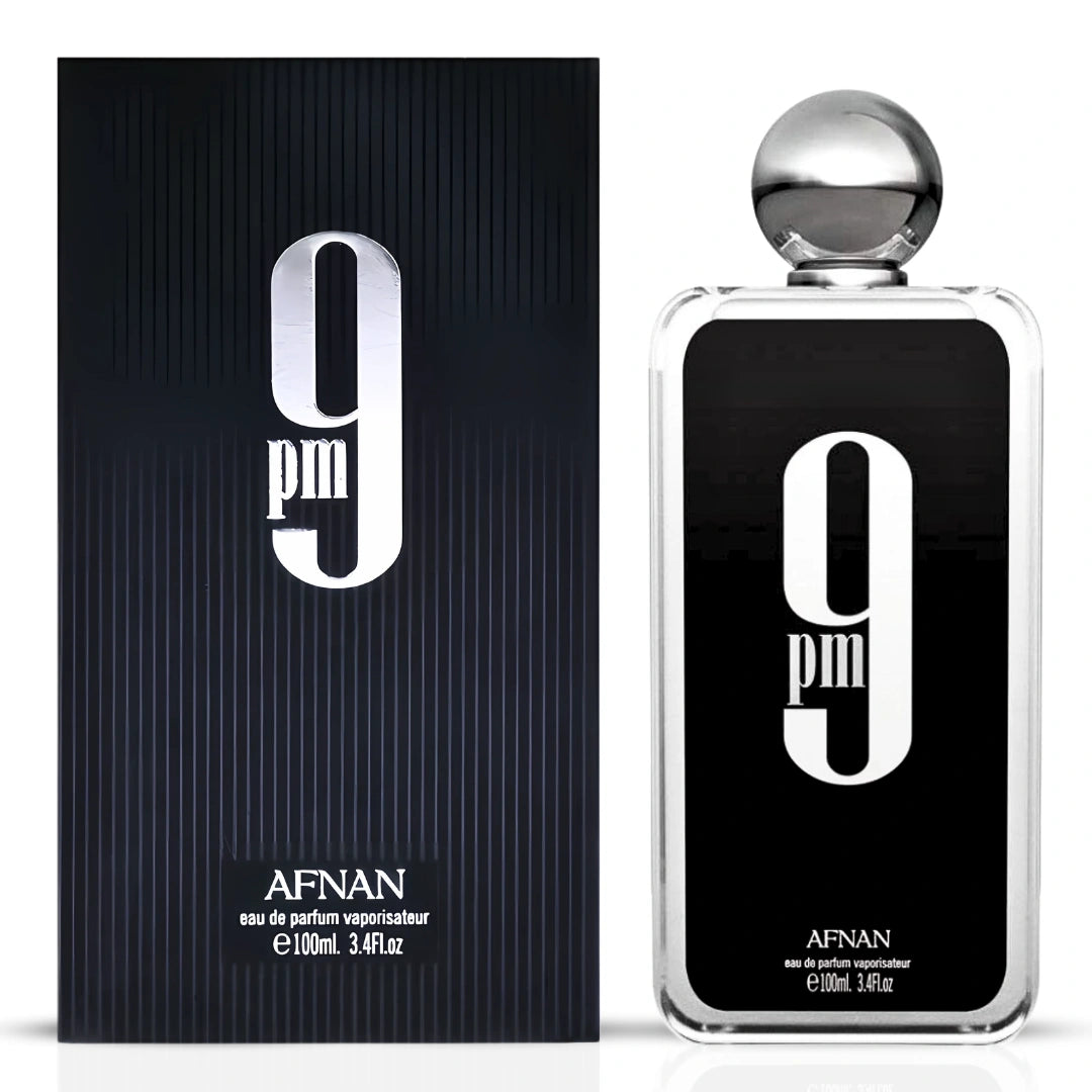 9PM for Men by Afnan & Naif by Ard Al Zaafaran – Eau de Parfum Sprays 100ml (3.4 oz) | An Elevated Duo — Sweet Intensity Meets Aromatic Charm. (Bundle) - Intense Oud