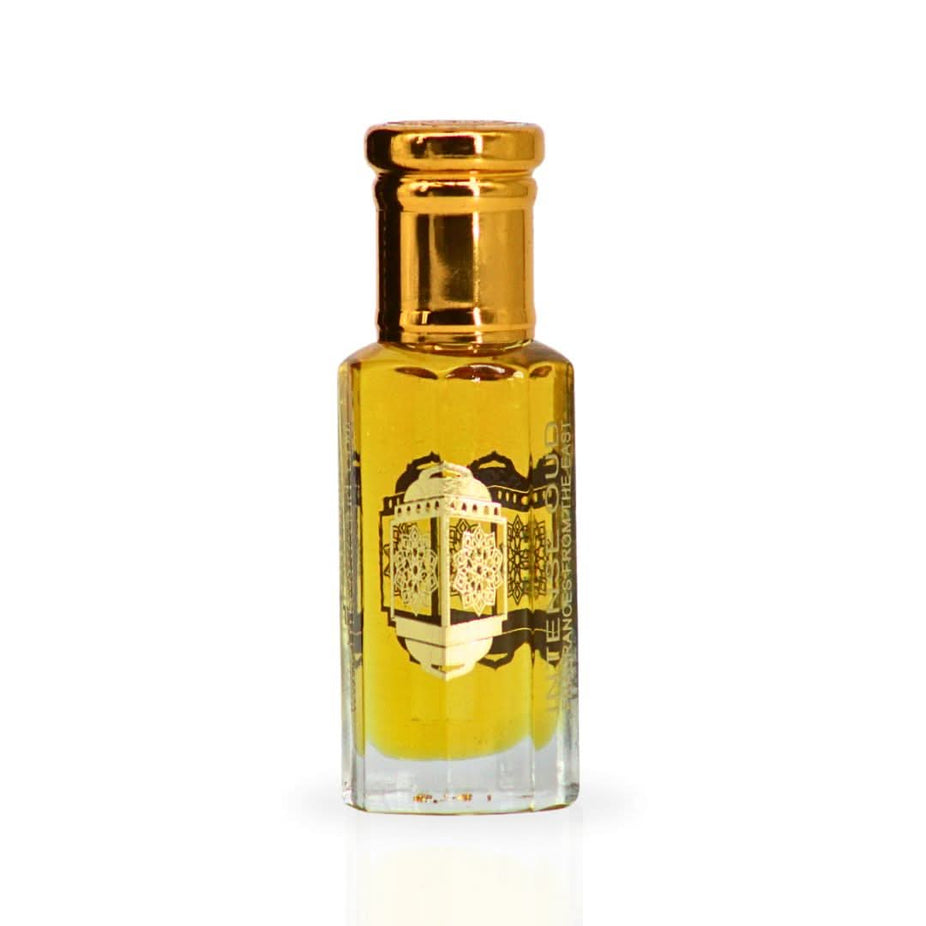 Intense Oud Poison Girl perfume oil for women in a 12ml bottle with black gift box, featuring a luxurious loose oil texture.