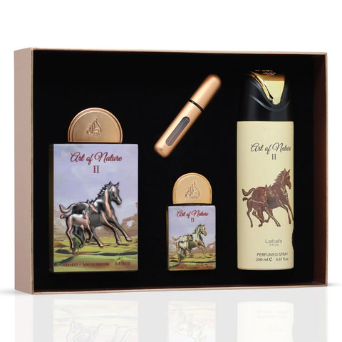 Art of Nature II 3-Piece Perfume Gift Set by Lattafa Pride (Gift Set)