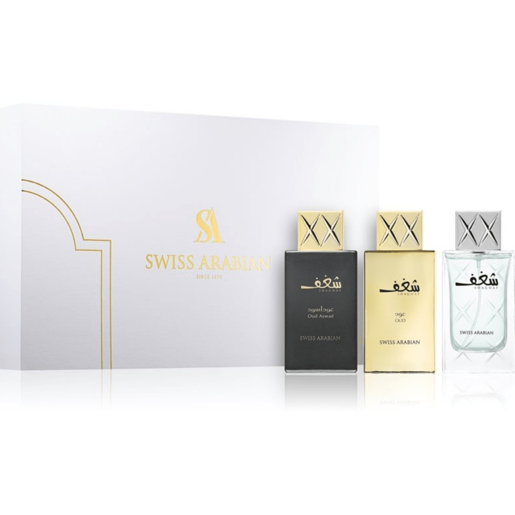 Shaghaf for Men Collection (3 Piece) by Swiss Arabian - Intense oud